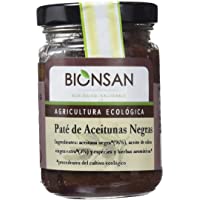Los mejores  - Bionsan paté de aceitunas negras - 4 tarros de cristal de 140 gr - Total: 560 gr (43101)